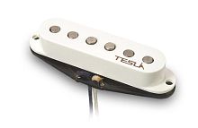 Tesla OPUS-S1/WH/BR Bridge. Звукосниматель, сингл, белый